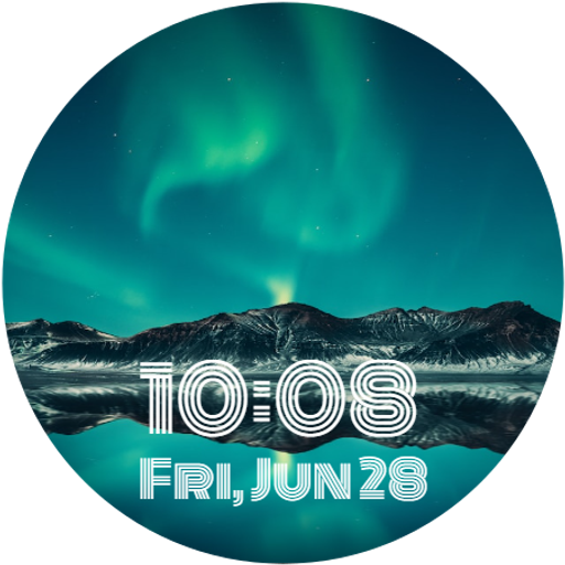 Aurora Borealis Watch Face